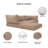 Indoor/Outdoor Sectional Sofa Replacement Cushions Set, 5 Inch-1434840335