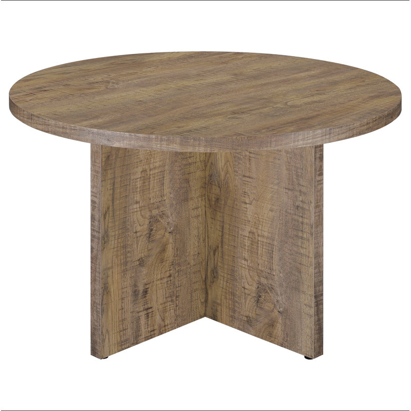 Larrabee Mango Brown Round Dining Table