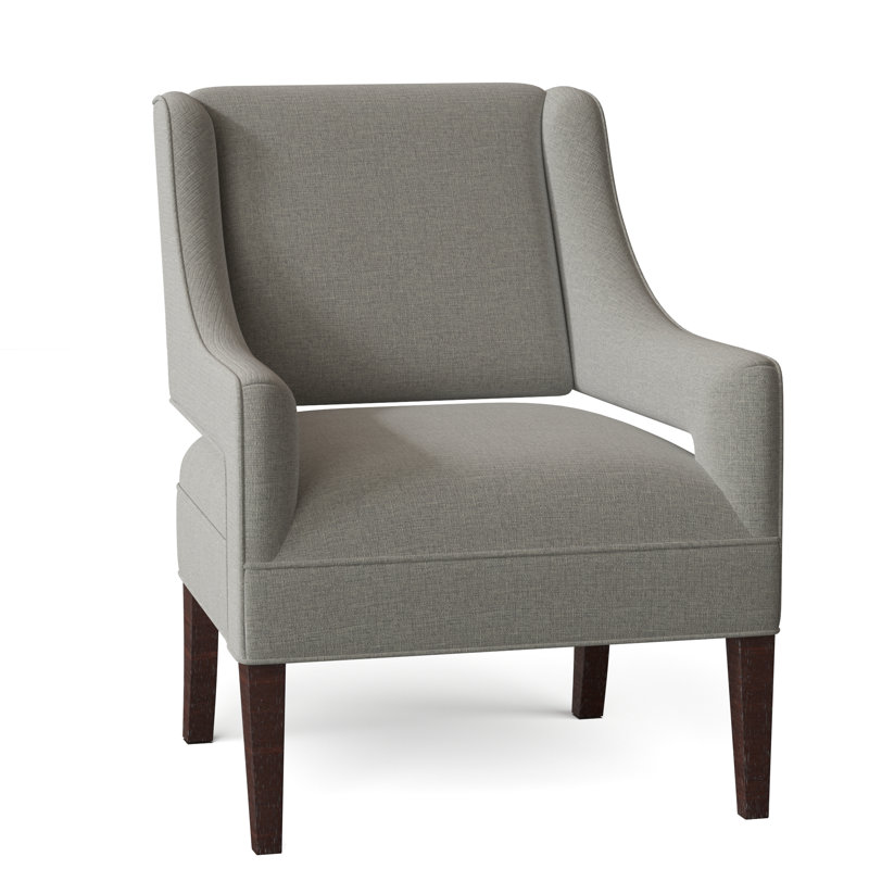 Fauteuil l 27 po Madison, Espresso, 3155 Lin Polyester