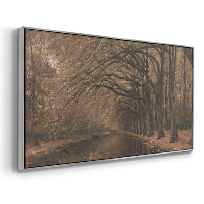 Série paysage - CDLXIV - Toile tendue avec châssis encadré - Prêt à être accroché