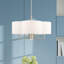 Lustre tambour 6 lumières à abat-jour Vino-1141921531-1096411450