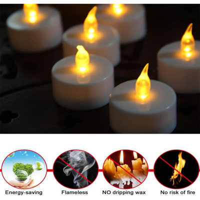 Flameless Plastic Tealight Candle