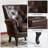 Diavion 24"W Faux Leather Wingback Chair-452239638