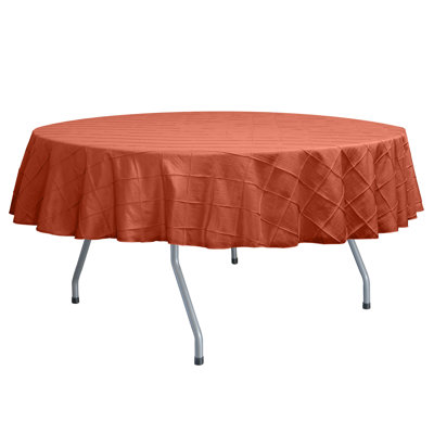 Embroidered Pintuck Taffeta Tablecloth