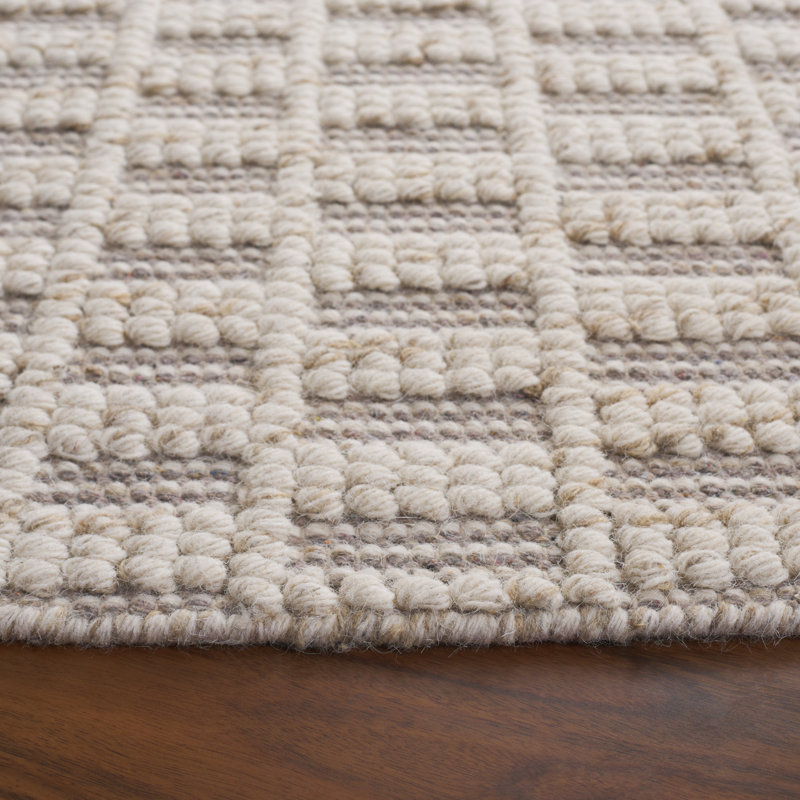 Tapis brun / ivoire Finnick 703, Rond 6 pi
