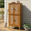 Armoire en bois massif Anjenette 195,05 gallons-1820600505