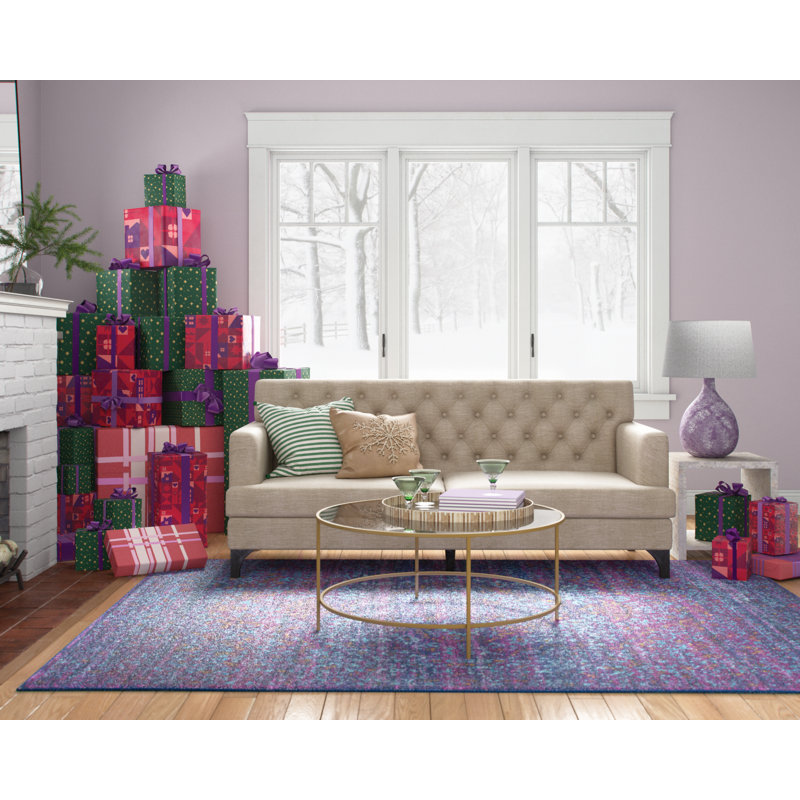 Ombre Reversible Throw Pillow, Fushia, 26"x26"