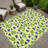 Machine Washable Indoor/Outdoor Bourkelands ACN2354 Fruits Rug-610221369