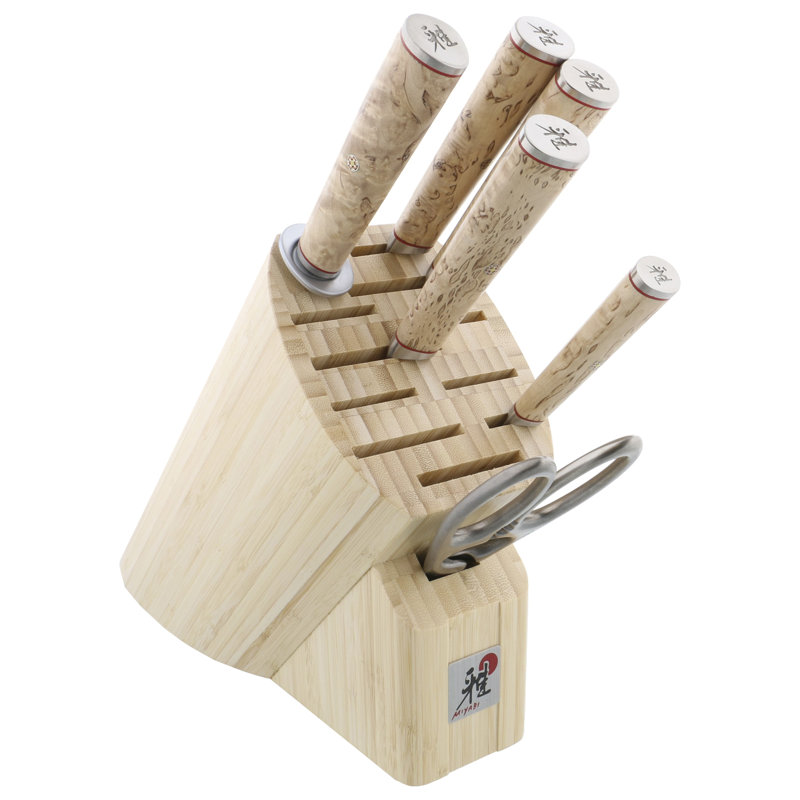 Miyabi Birchwood SG2 7-Piece Knife Block Set