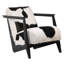 Naela Teak Upholstered Occasional Chair-1285789761-1285789760
