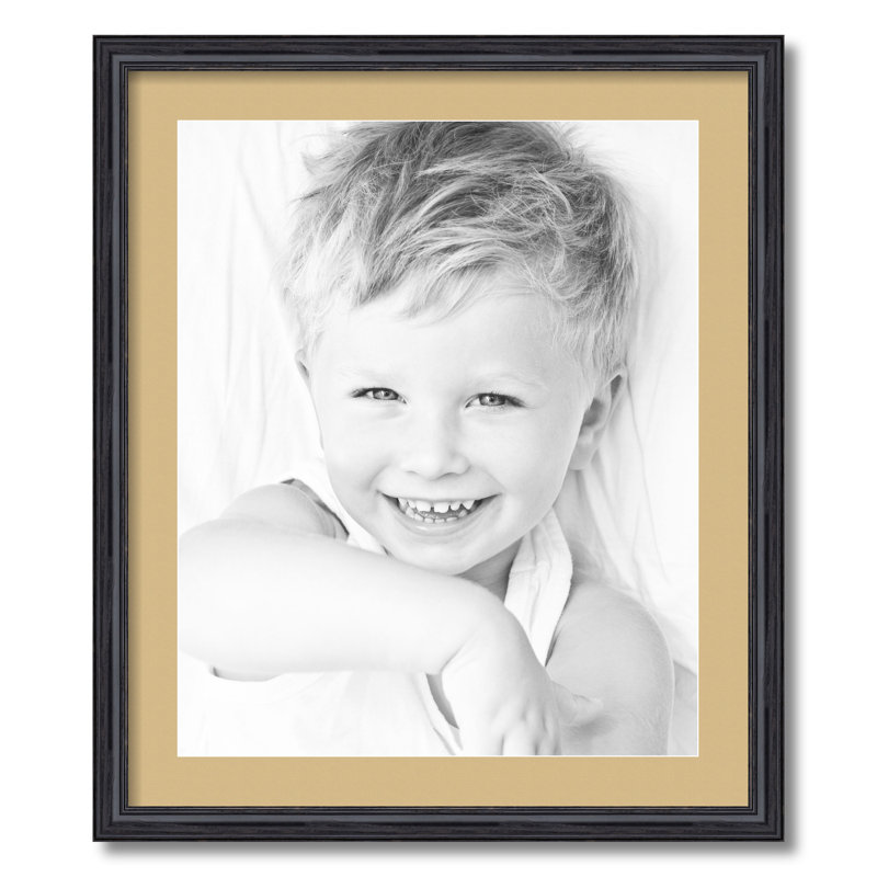 Cadre pour photo simple 18 po x 22 po en bois mat, Automne doré