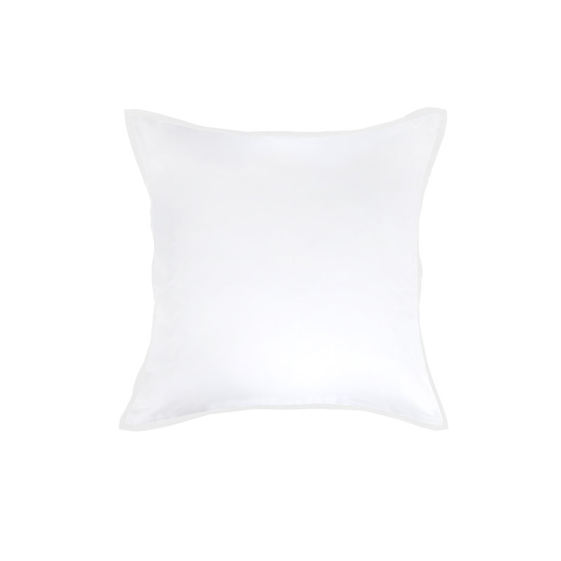 Langston Sateen Pillow Sham, White