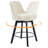 Swivel Upholstered 26''Counter Stool And Bar Stools With Full Back And Solid Wood Frame-2051202734