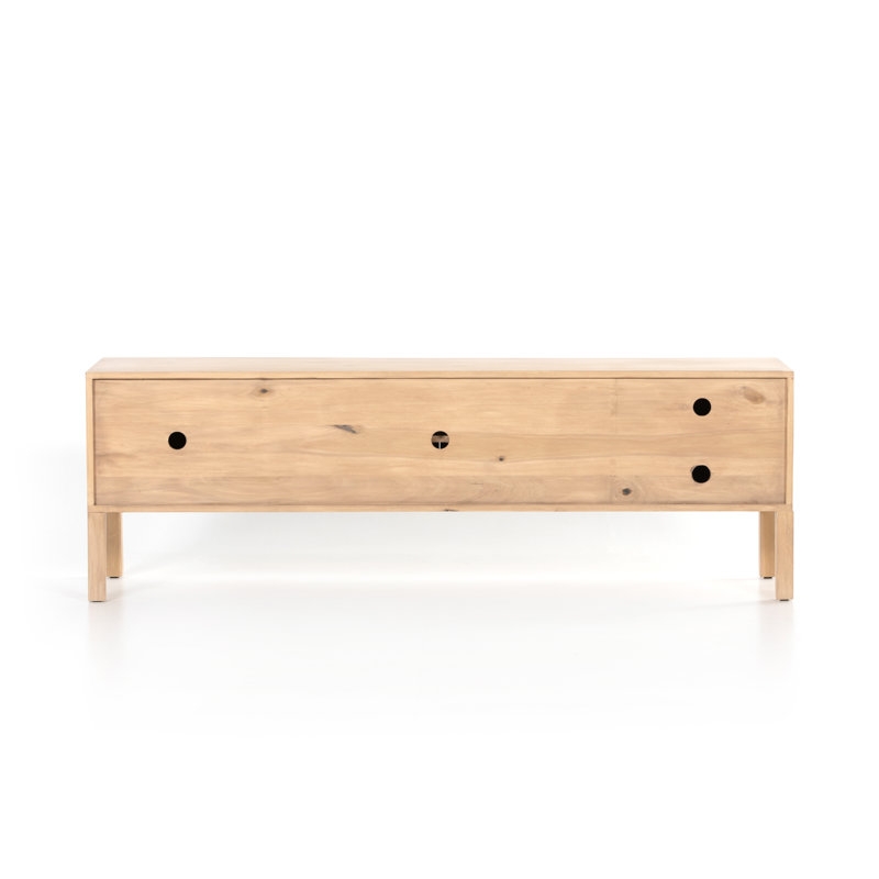 Isador Media Console, Dry Wash Poplar