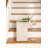 Fallon Braided Bankuan and Rattan Stair Basket with Whitewash Finish and Handles-43447414