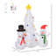 Décoration de Noël gonflable d'arbre de Noël 6 pi et bonhommes de neige