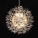 Dandelion 16-Light Sputnik Crystal Chandelier Starburst Sunburst Ceiling Lighting