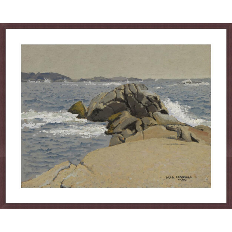 Peggy's Cove, Nouvelle-Écosse, par Alex Colville - Reproduction giclée encadrée, H 33,19 po x l 41,5 po