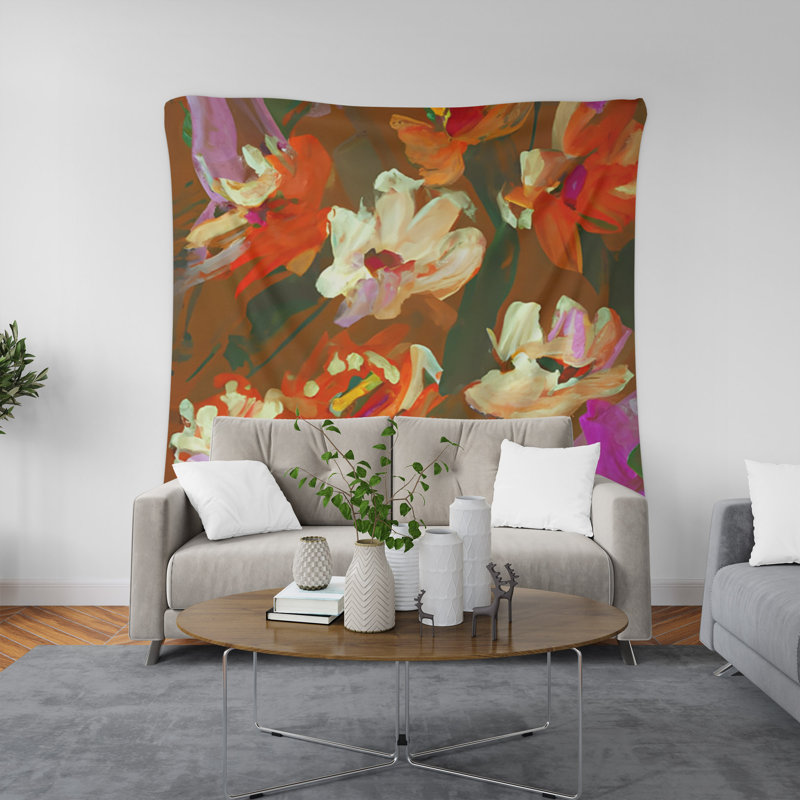 Tapisserie murale, H 80 po x l 68 po