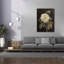 «Heirloom White Rose On Black» par Danhui Nai, art mural sur toile-1316715660