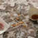 Machine Washable Brown Floral Area Rug
