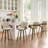 Modern Upholstered Swivel Counter Height Bar Stool-2107849368