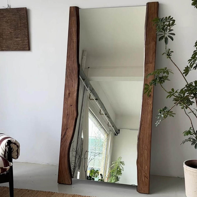 Rectangle Solid Wood Full Length Mirrors, 78.74" x 43.31"