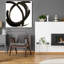  «Intersection 1» par Brittany Evans, art mural en verre acrylique, 36 po x 36 po