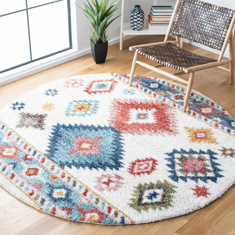 Engelman Performance Southwestern Rug, Round 6'7"