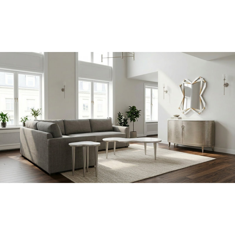 ACCENT CABINET, Silver