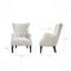Chaise rembourrée avec fauteuil capitonné-1695135013