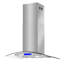 Hotte de cuisinière sans conduit Cosmo Lumin de 36 po, commandes tactiles, éclairage DEL, filtres permanents, acier inoxydable, 668ICS Series