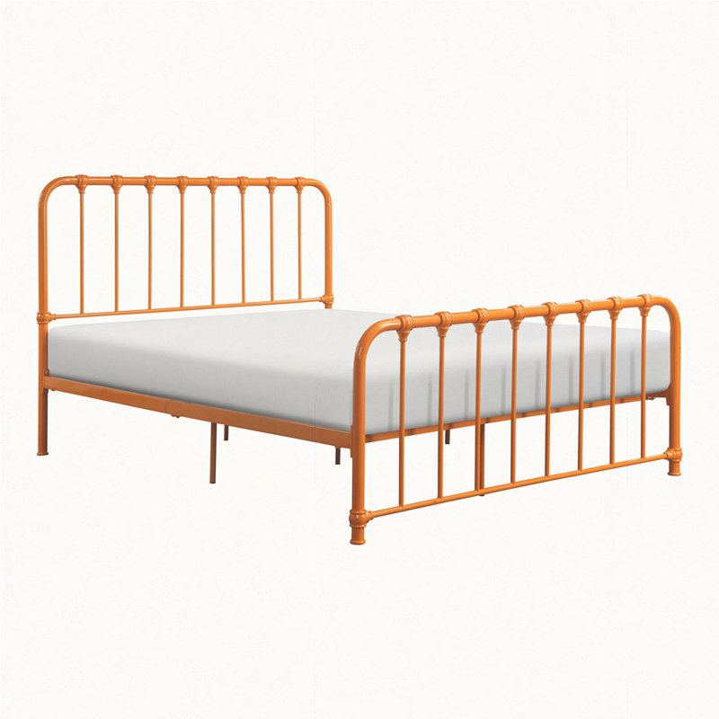 Calvero Metal Bed, Bronze, Queen