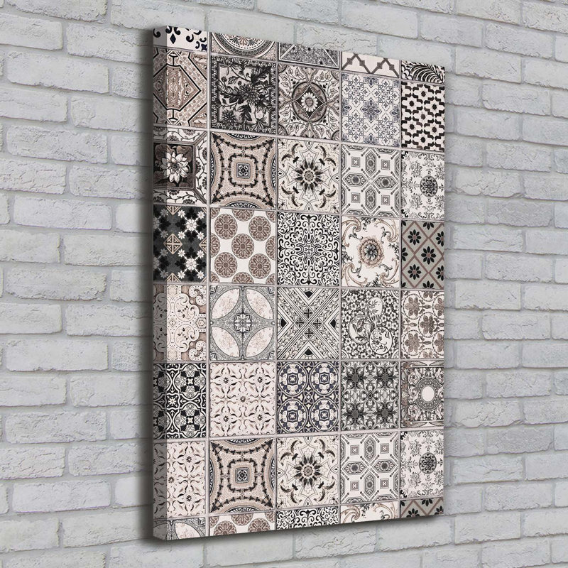 Ceramic Tiles - Wrapped Canvas Print