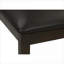 Ensemble de 2 fauteuils de chambre compacts en similicuir brun chaud pour la cuisine et la salle à manger