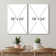 Minimal Landscape Beige Tan Abstract Grunge Modern Art Minimalist Neutral Decor Frame 2 Pieces Picture - Canvas Print