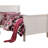 White Bed For Full Beds, Constructed With Solid Wood And Classic Build, Extra Compartment