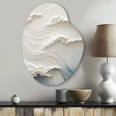 Prouty - Coastal Waves Pear Shape Irregular Metal Wall Decor