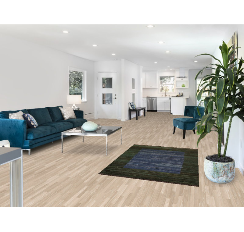 Tapis bleu et vert Gabbeh