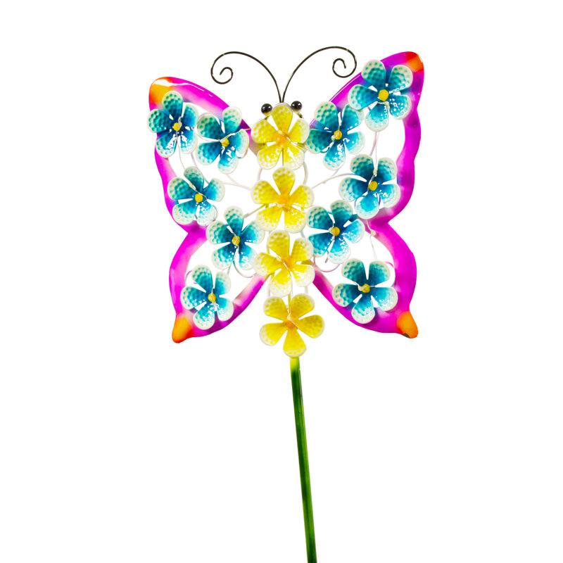 Brzozowski Weather Resistant Metal Insects Garden Stake