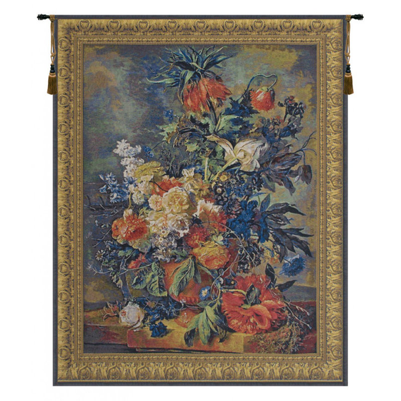 Loom Woven Cotton Blend Wall Hanging, 56" H x 44" W x 0.15" D