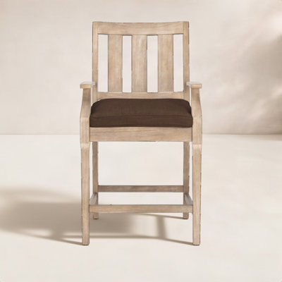 Samya Eucalyptus Patio Bar Stool