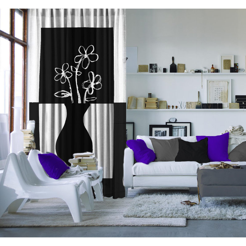 Rideau en polyester Calem