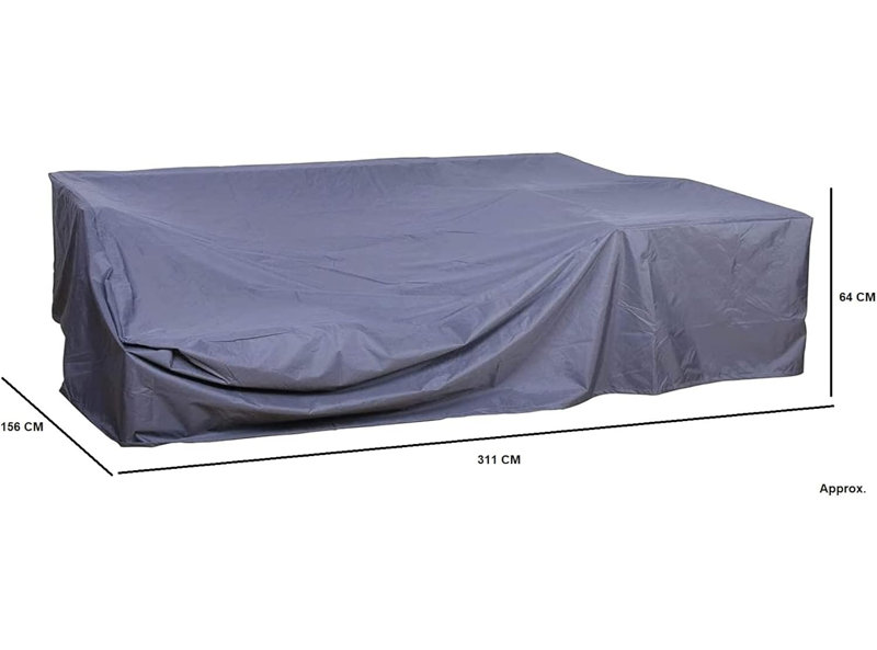 Outdoor Cover, 25.20cm H x 122.40cm W x 61.40cm D