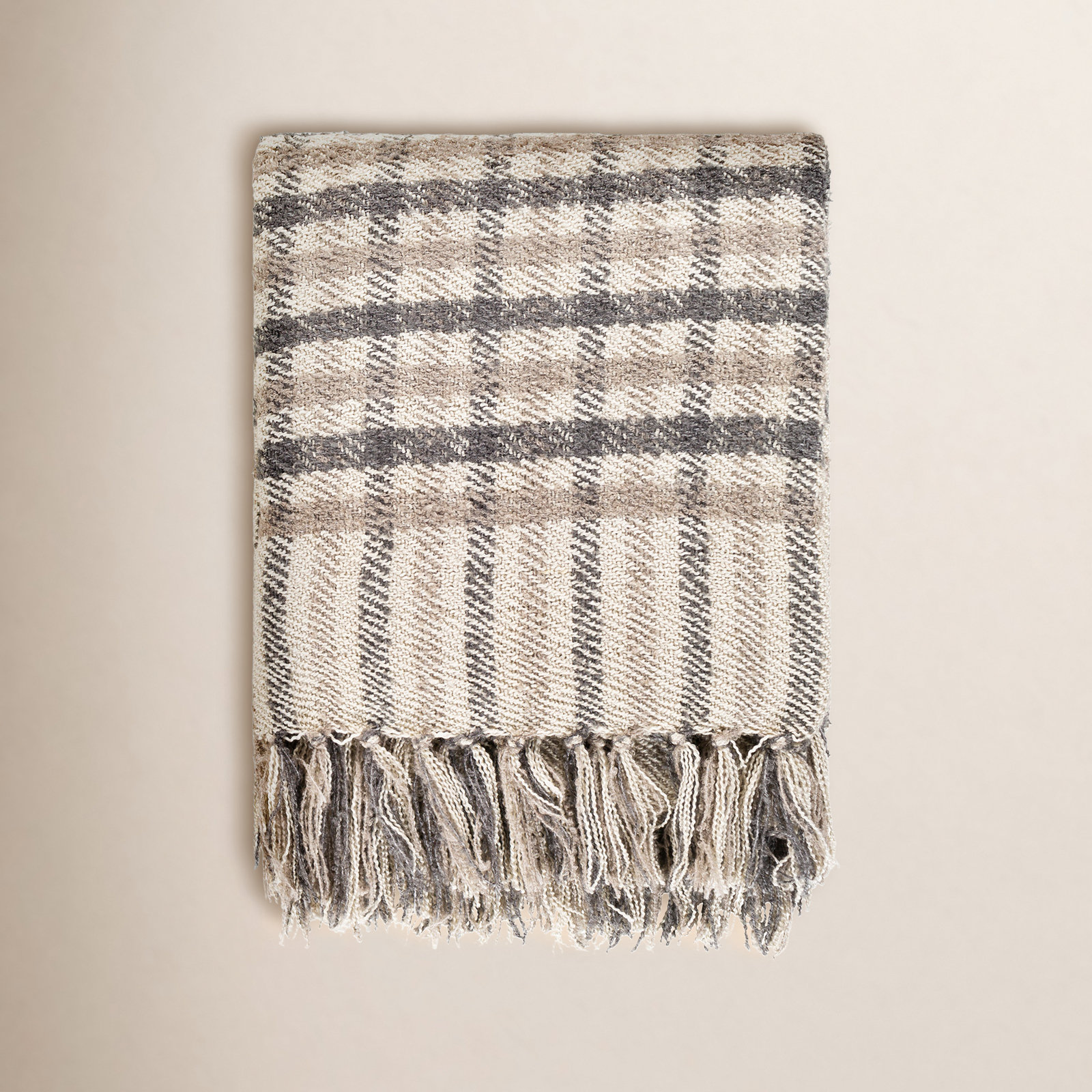 Haymond Acrylic Hand Woven Throw Blanket