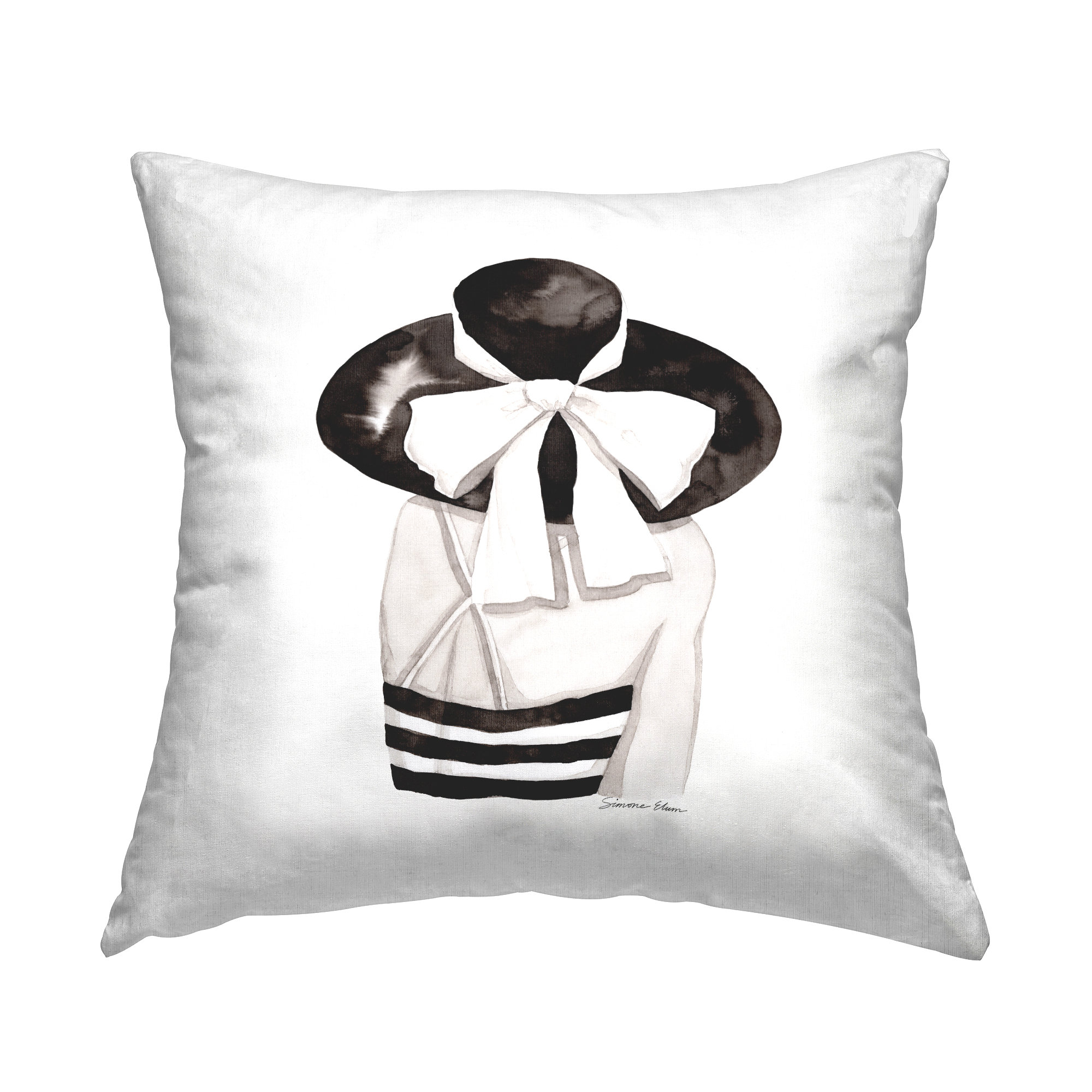 Simone Pillow Lumbar - White