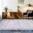 Large Washable Rugs Modern Border Rugs Soft Thin Low Pile Floor Carpet, Non Shedding & Non Slip, Indoor Foldable Printed Accent Mat for Open Floor-1128123678