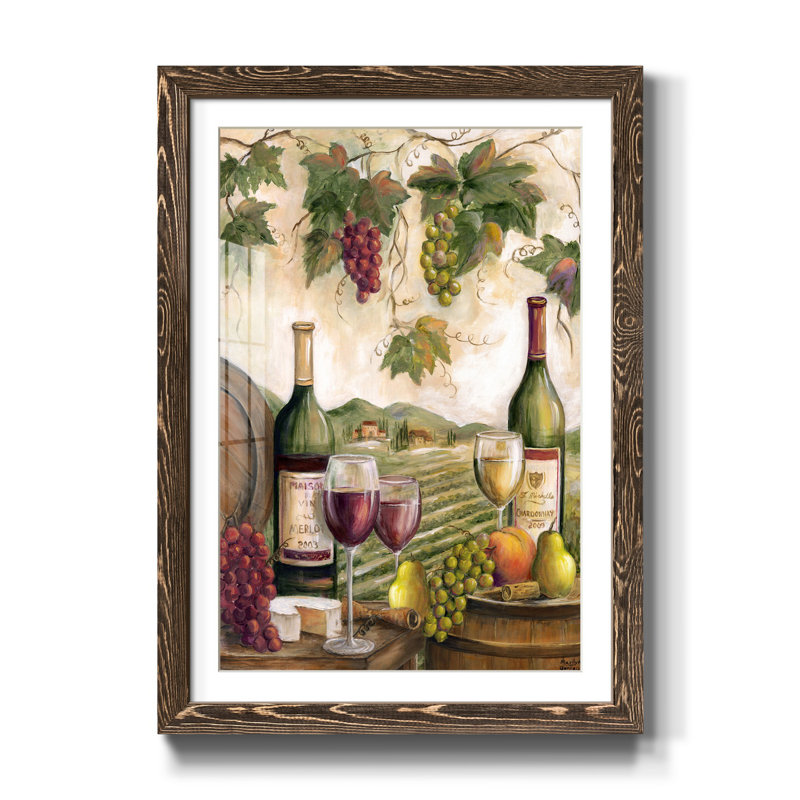 «Pretty Pampas I», reproduction d'art, H 31,5 po x l 23,5 po x P 1,5 po, Papier, cadre noyer, Blanc