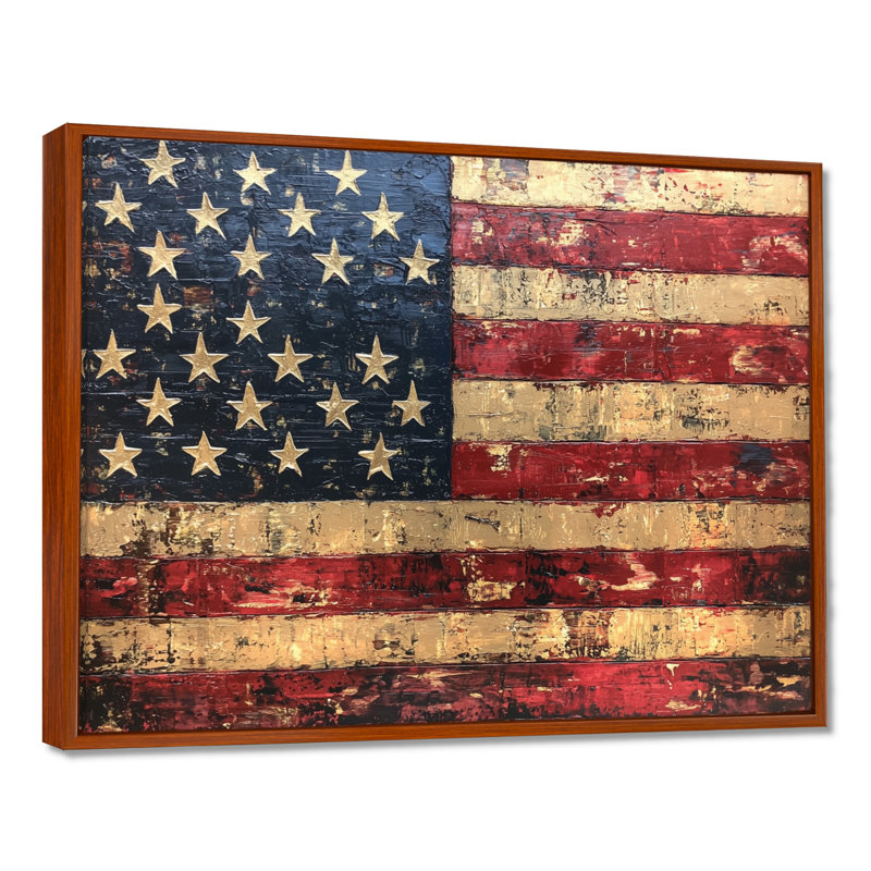 Drapeau de la convention de Moberly, États-Unis, art mural, Brown, H 12 po x l 20 po, Impression encadrée flottante