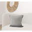 Housse de coussin gris clair et foncé